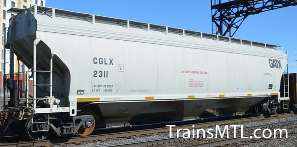 Car/wagon CGLX2311 right side / cot droit