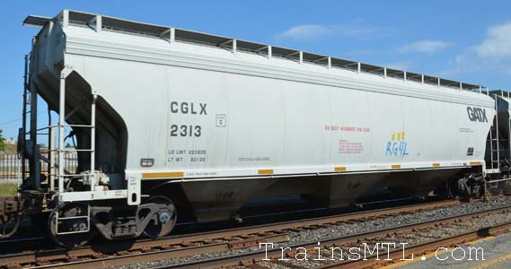 Car/wagon CGLX2313 right side / cot droit