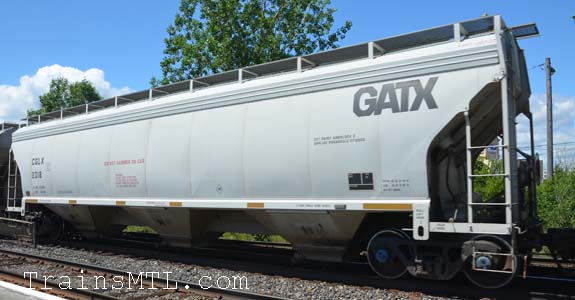 Car/wagon CGLX2318 left side / cot gauche