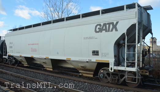 Car/wagon CGLX2320 left side / cot gauche