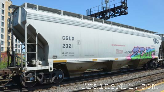 Car/wagon CGLX2321 right side / cot droit