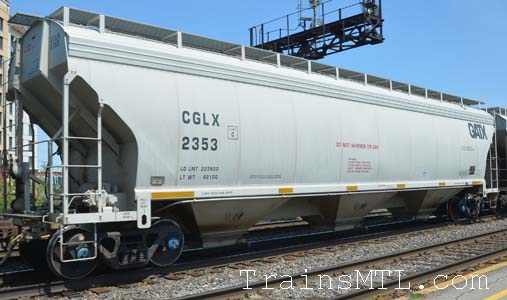 Car/wagon CGLX2353 right side / cot droit