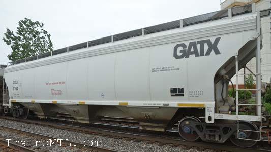 Car/wagon CGLX2353 left side / cot gauche