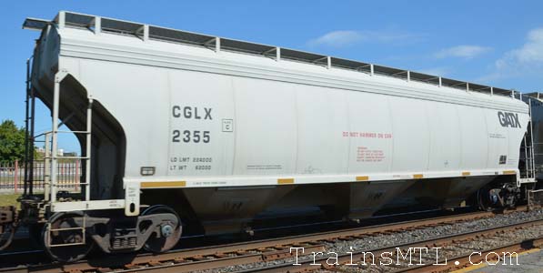 Car/wagon CGLX2355 left side / cot gauche