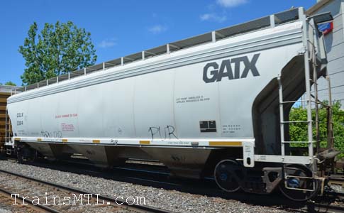 Car/wagon CGLX2364 right side / cot droit