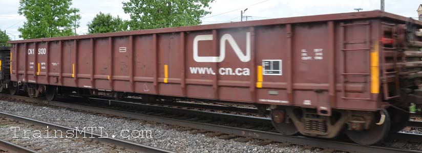 Car/wagon CN135130 left side / cot gauche