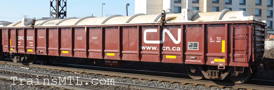 Car/wagon CN135131 right side / cot droit