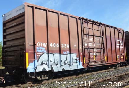 Car/wagon GTW406388 left side / cot gauche