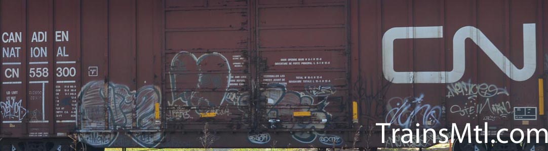 Picture of the name from a boxcar / Photo du nom pris sur un wagon couvert