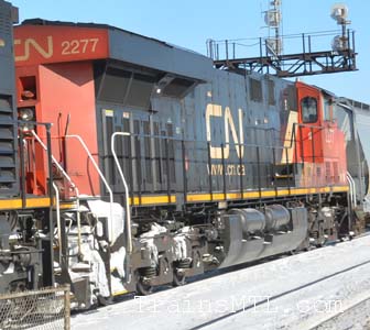 Locomotive CN2277 right side / cot droit