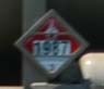 picture of a hazmat placard with the number 1987 / Photo d<un placard de matire dangereuse avec  le numro 1987.