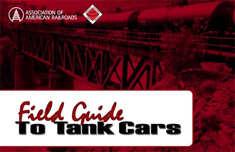 picture of front page of field guide to tank cars / Photo de la page principal du field guide to tank cars.